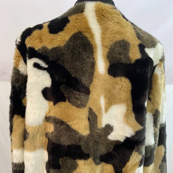 Bagatelle Multicolor Faux Fur Lined Jacket NWOT Women's Size Large - Picture 4 of 16